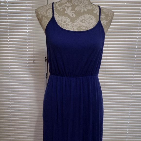 MOSSIMO ROYAL BLUE MAXI DRESS - Picture 5 of 10